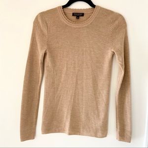 Banana Republic Merino Wool Camel Sweater Small